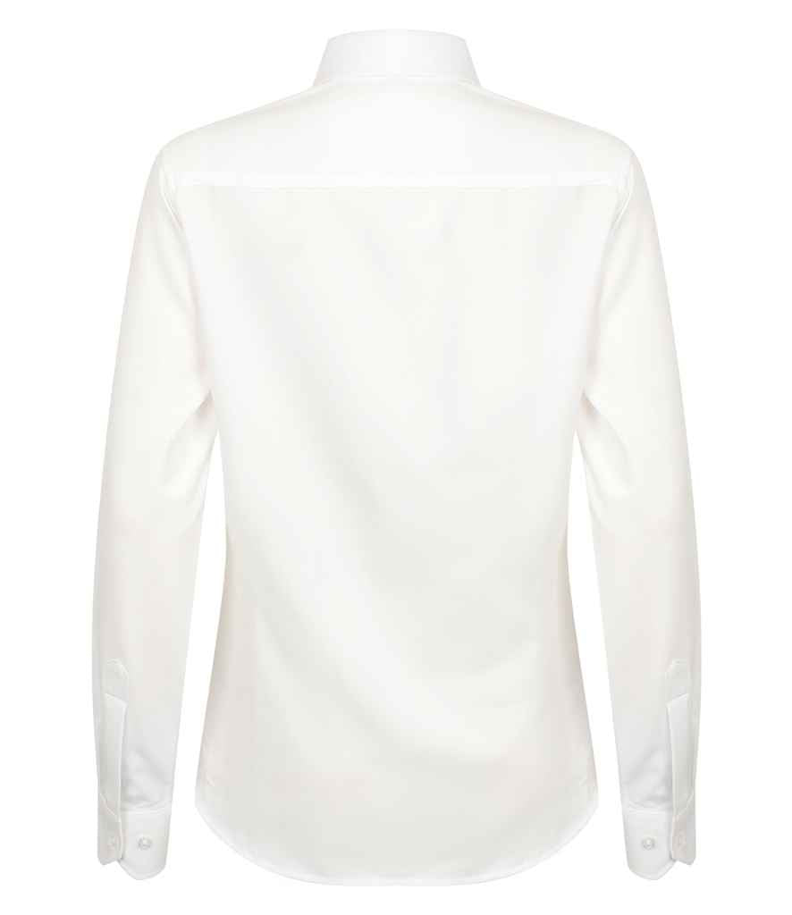 Henbury Ladies Long Sleeve Wicking Shirt in by Henbury — Custom branded clothing by Print Press, featuring premium embroidery produced in our specialist print lab in the UK.