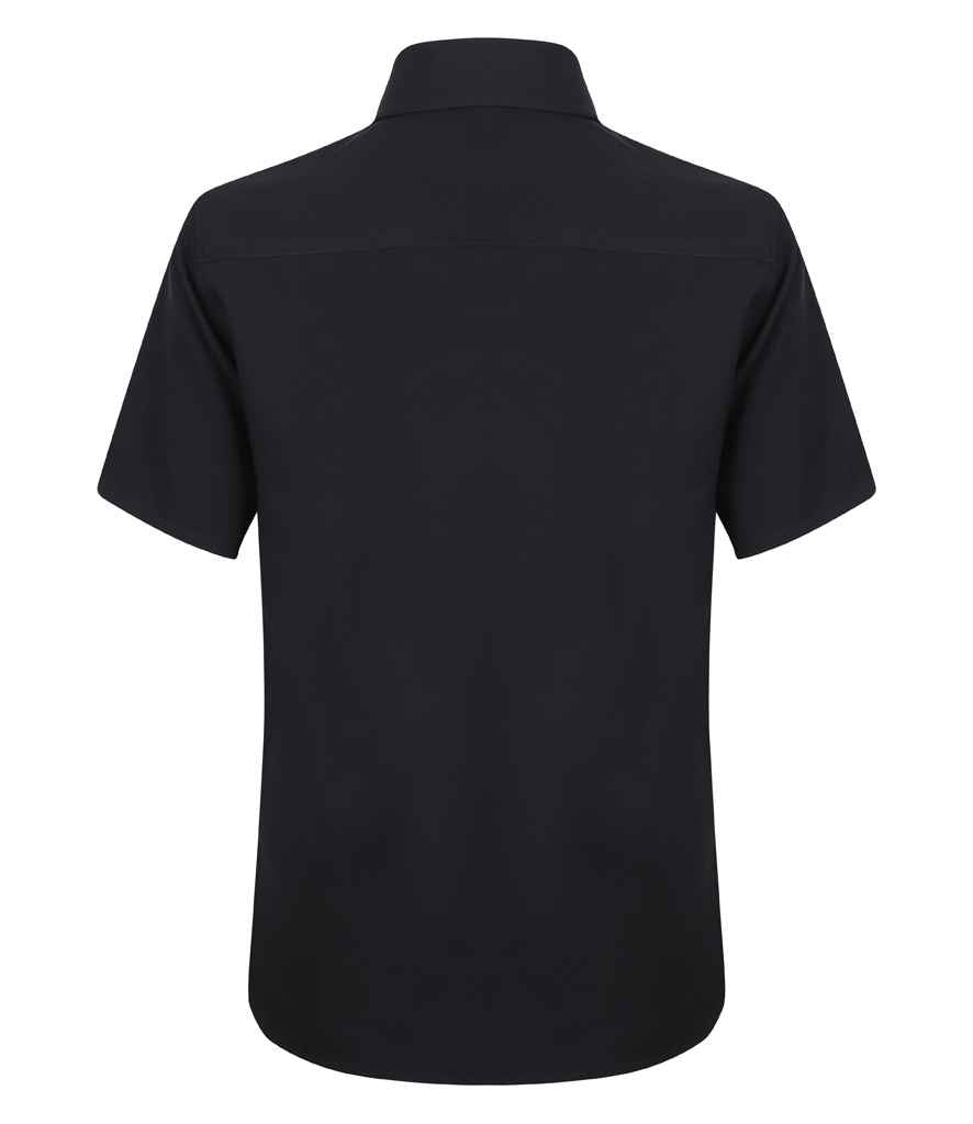 Henbury Short Sleeve Wicking Shirt in by Henbury — Custom branded clothing by Print Press, featuring premium embroidery produced in our specialist print lab in the UK.