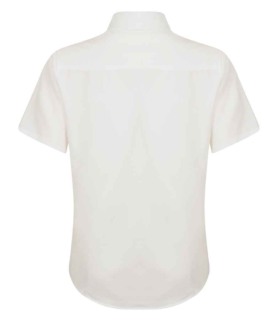 Henbury Ladies Short Sleeve Wicking Shirt in by Henbury — Custom branded clothing by Print Press, featuring premium embroidery produced in our specialist print lab in the UK.