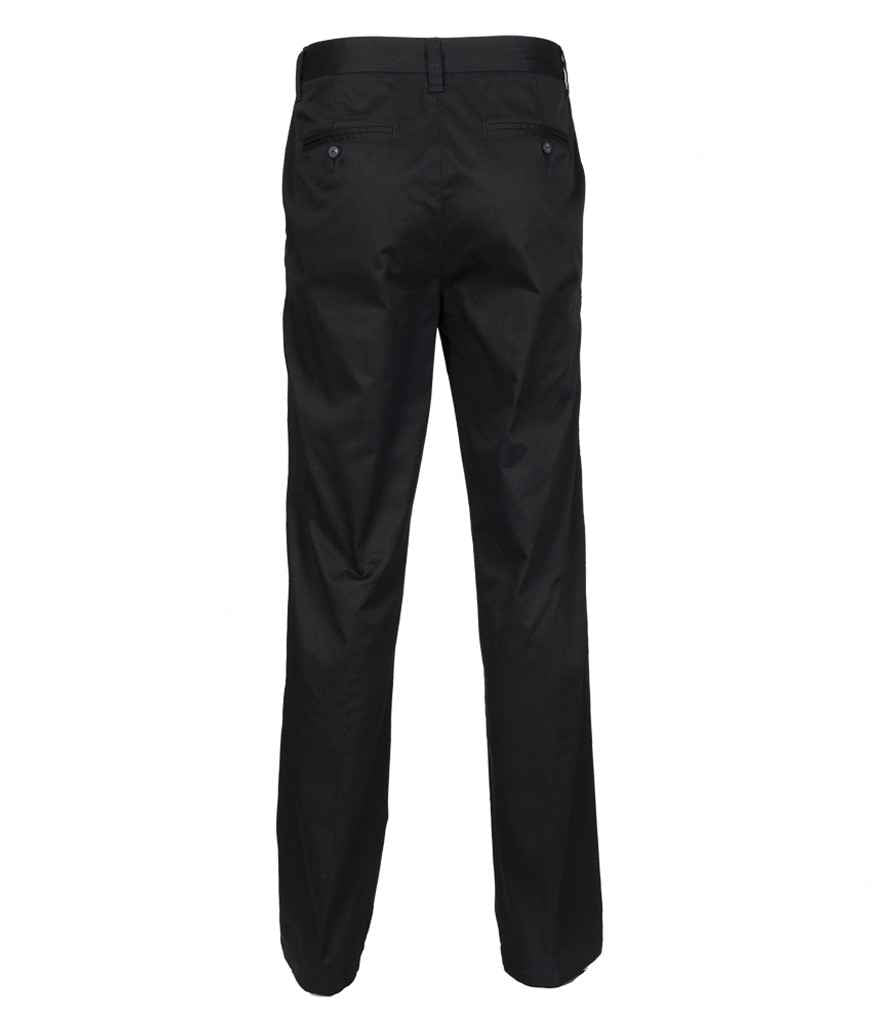 Henbury 65/35 Flat Fronted Chino Trousers in by Henbury — Custom branded clothing by Print Press, featuring premium embroidery produced in our specialist print lab in the UK.