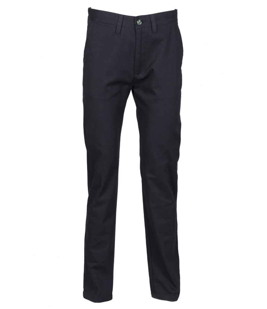 Henbury 65/35 Flat Fronted Chino Trousers in Navy by Henbury — Custom branded clothing by Print Press, featuring premium embroidery produced in our specialist print lab in the UK.