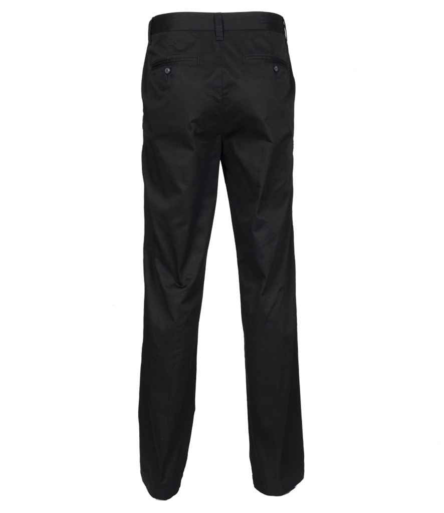 Henbury Ladies 65/35 Flat Fronted Chino Trousers in by Henbury — Custom branded clothing by Print Press, featuring premium embroidery produced in our specialist print lab in the UK.