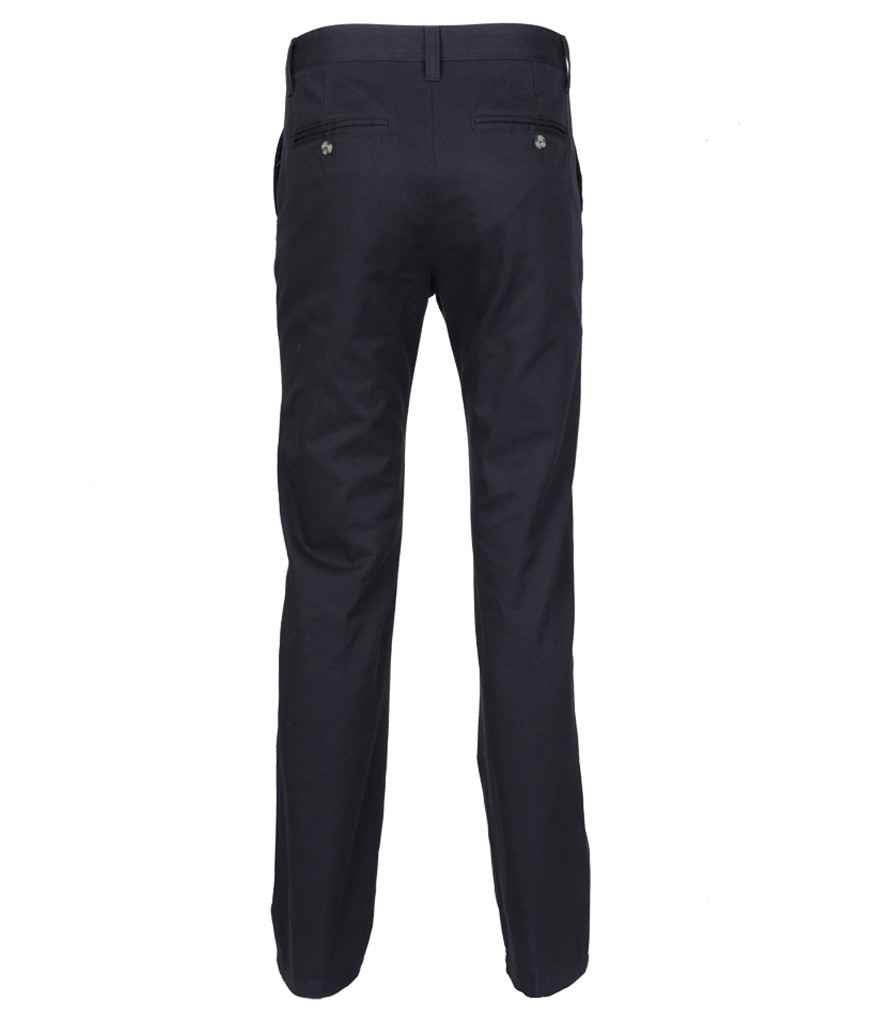 Henbury Ladies 65/35 Flat Fronted Chino Trousers in by Henbury — Custom branded clothing by Print Press, featuring premium embroidery produced in our specialist print lab in the UK.