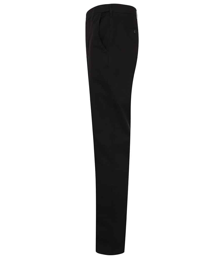 Henbury Stretch Flex Waistband Chino Trousers in by Henbury — Custom branded clothing by Print Press, featuring premium embroidery produced in our specialist print lab in the UK.