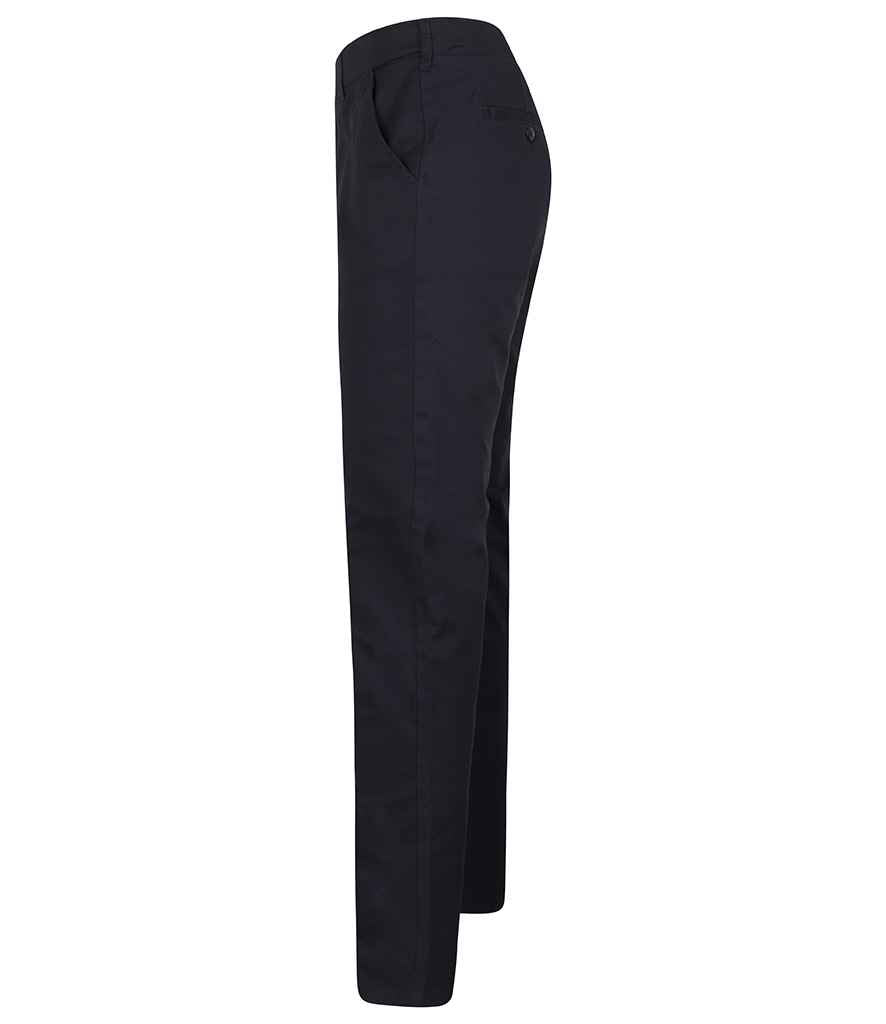 Henbury Stretch Flex Waistband Chino Trousers in by Henbury — Custom branded clothing by Print Press, featuring premium embroidery produced in our specialist print lab in the UK.