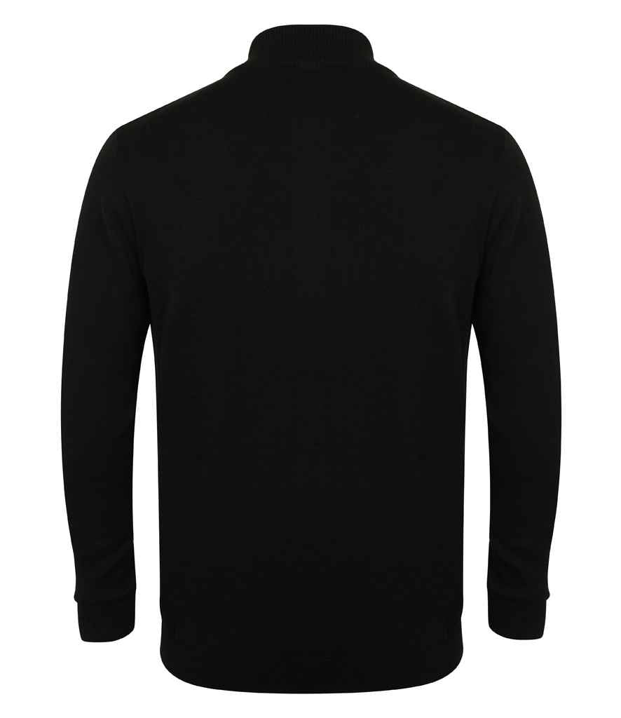 Henbury Unisex Zip Through Cardigan in by Henbury — Custom branded clothing by Print Press, featuring premium embroidery produced in our specialist print lab in the UK.