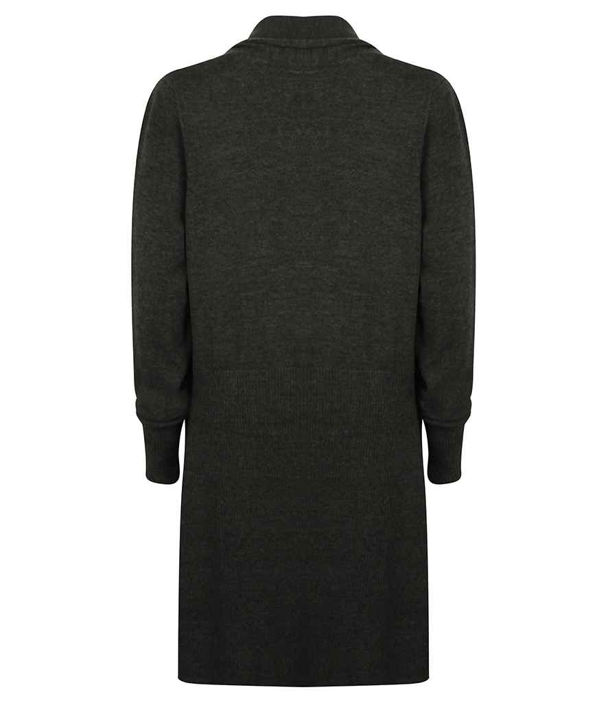 Henbury Ladies Longline Open Cardigan in by Henbury — Custom branded clothing by Print Press, featuring premium embroidery produced in our specialist print lab in the UK.