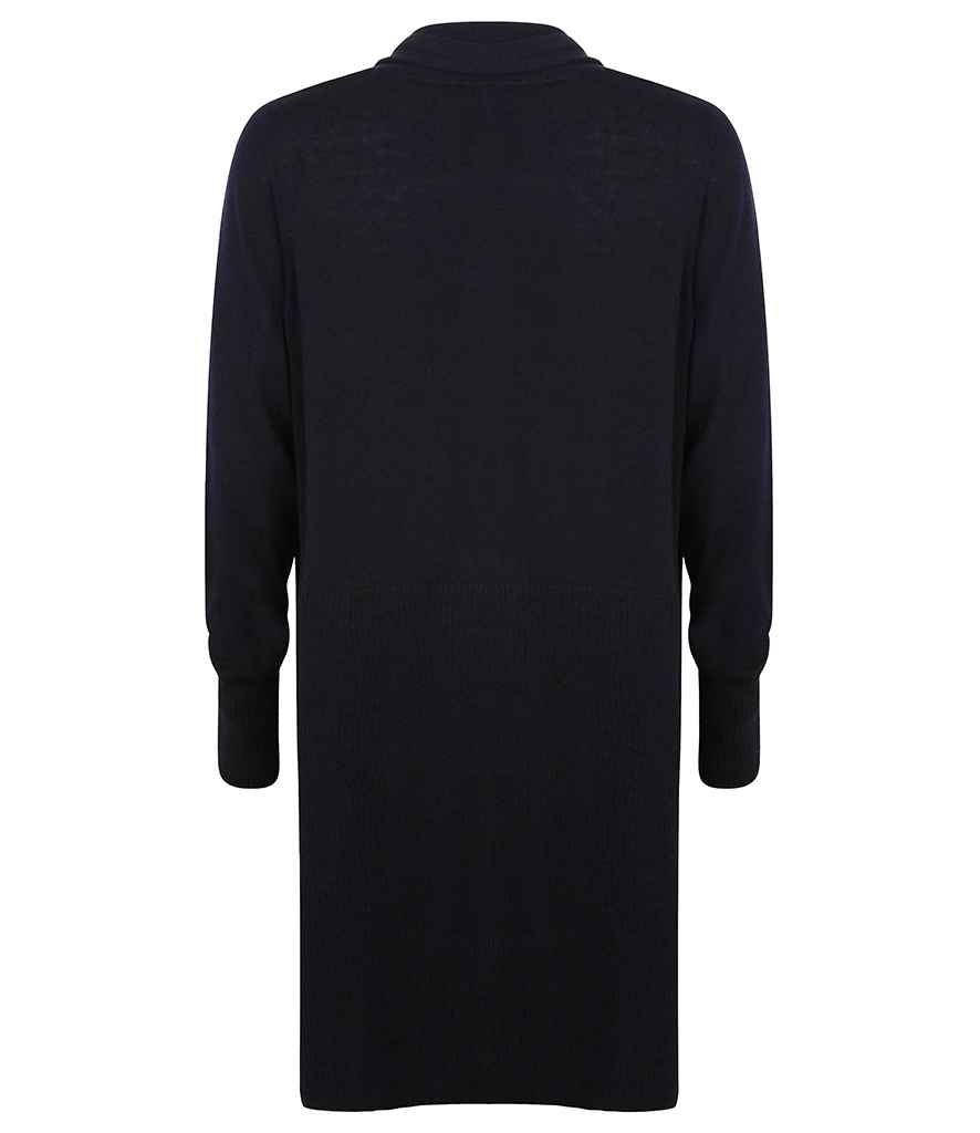Henbury Ladies Longline Open Cardigan in by Henbury — Custom branded clothing by Print Press, featuring premium embroidery produced in our specialist print lab in the UK.