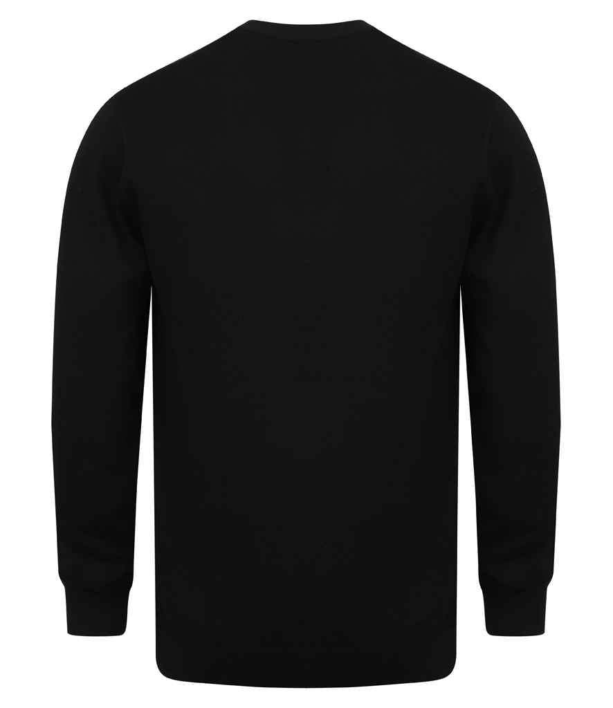 Henbury Lightweight Cotton Acrylic V Neck Cardigan in by Henbury — Custom branded clothing by Print Press, featuring premium embroidery produced in our specialist print lab in the UK.
