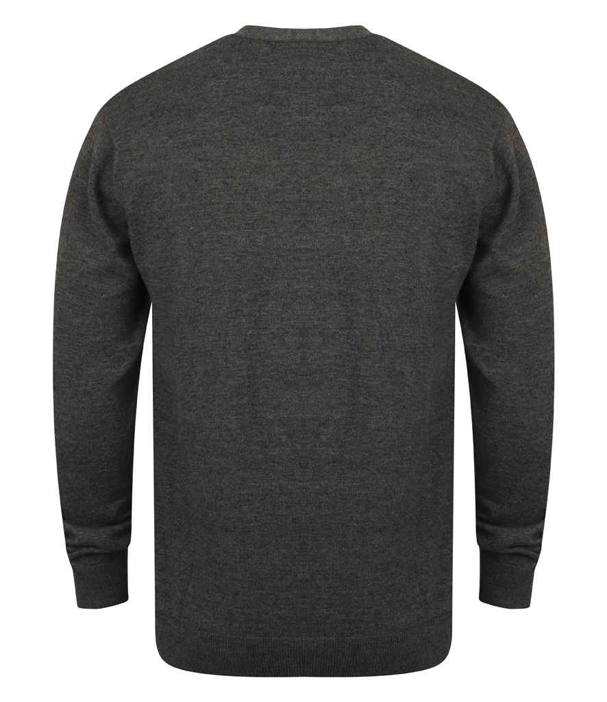 Henbury Lightweight Cotton Acrylic V Neck Cardigan in by Henbury — Custom branded clothing by Print Press, featuring premium embroidery produced in our specialist print lab in the UK.