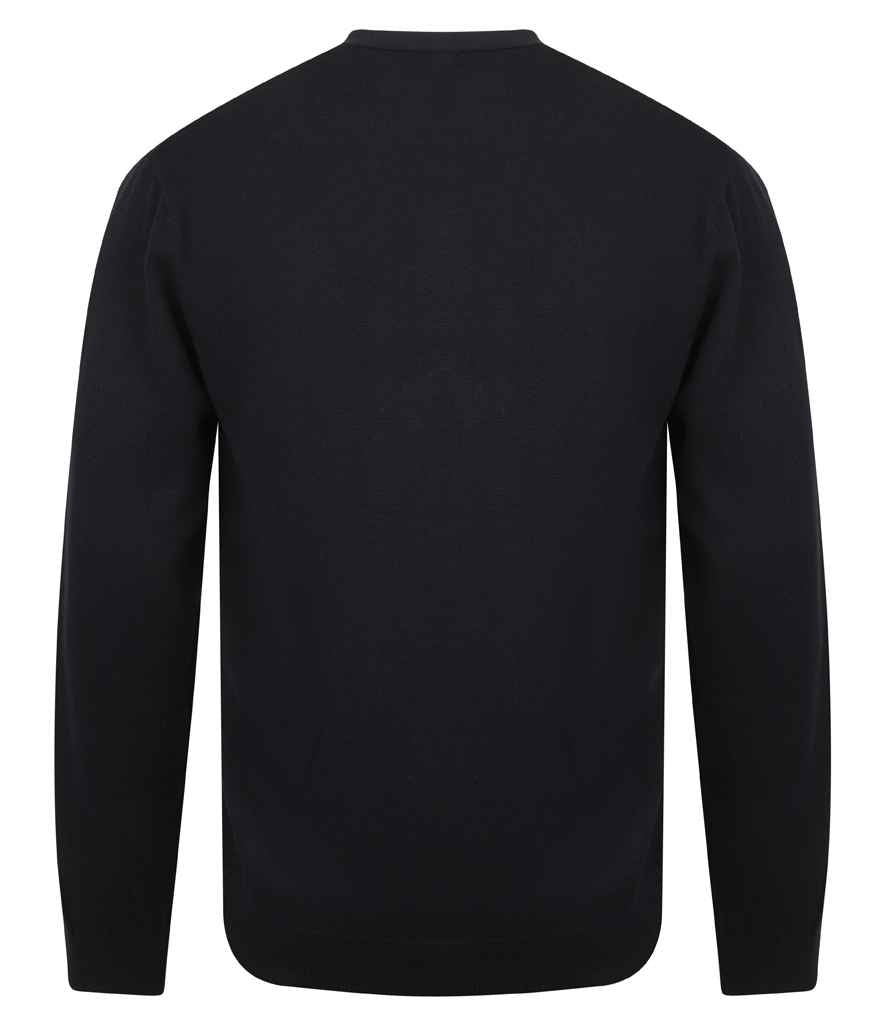 Henbury Lightweight Cotton Acrylic V Neck Cardigan in by Henbury — Custom branded clothing by Print Press, featuring premium embroidery produced in our specialist print lab in the UK.