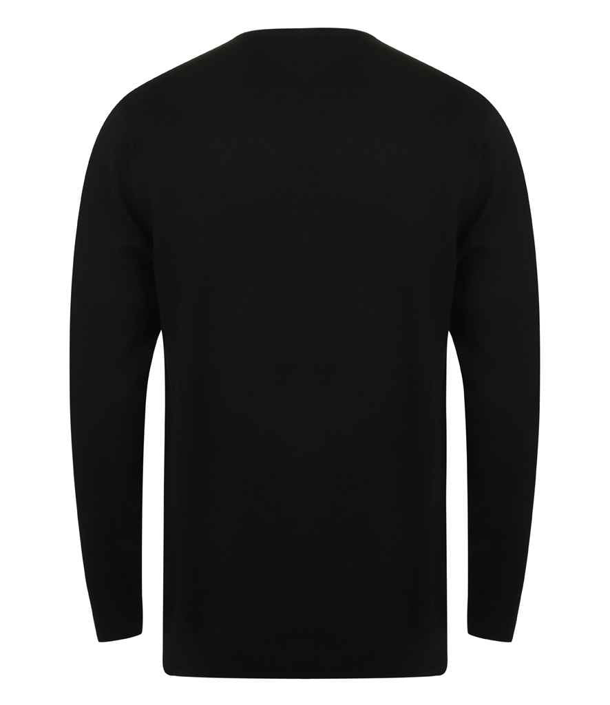 Henbury Lightweight Cotton Acrylic Crew Neck Sweater in by Henbury — Custom branded clothing by Print Press, featuring premium embroidery produced in our specialist print lab in the UK.