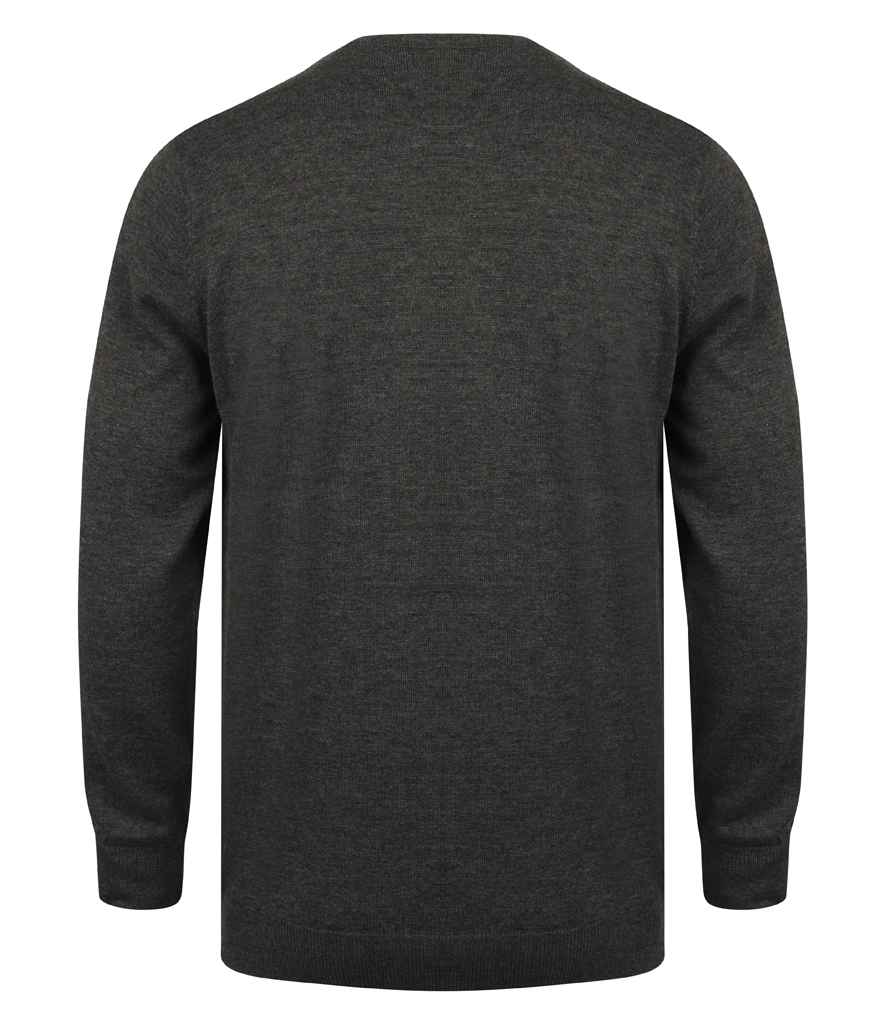 Henbury Lightweight Cotton Acrylic Crew Neck Sweater in by Henbury — Custom branded clothing by Print Press, featuring premium embroidery produced in our specialist print lab in the UK.