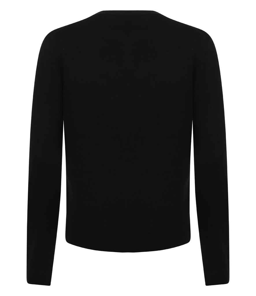Henbury Ladies Lightweight V Neck Cardigan in by Henbury — Custom branded clothing by Print Press, featuring premium embroidery produced in our specialist print lab in the UK.