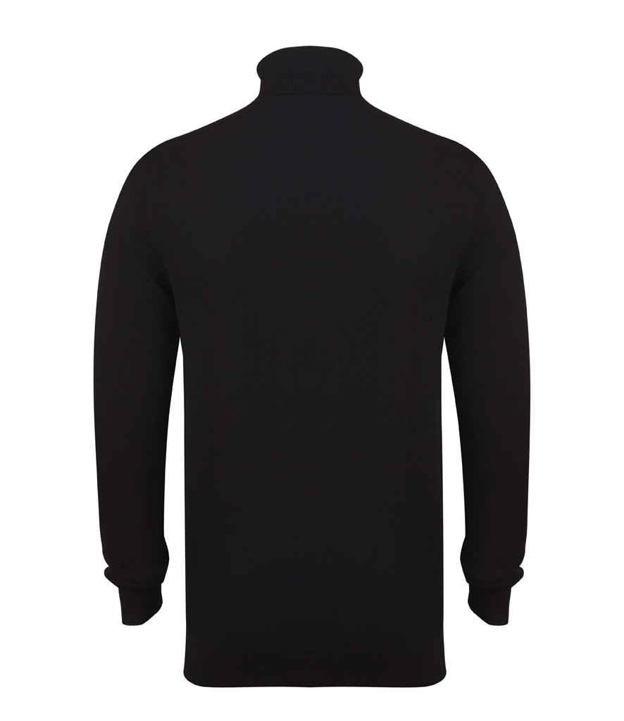 Henbury Roll Neck Sweater in by Henbury — Custom branded clothing by Print Press, featuring premium embroidery produced in our specialist print lab in the UK.