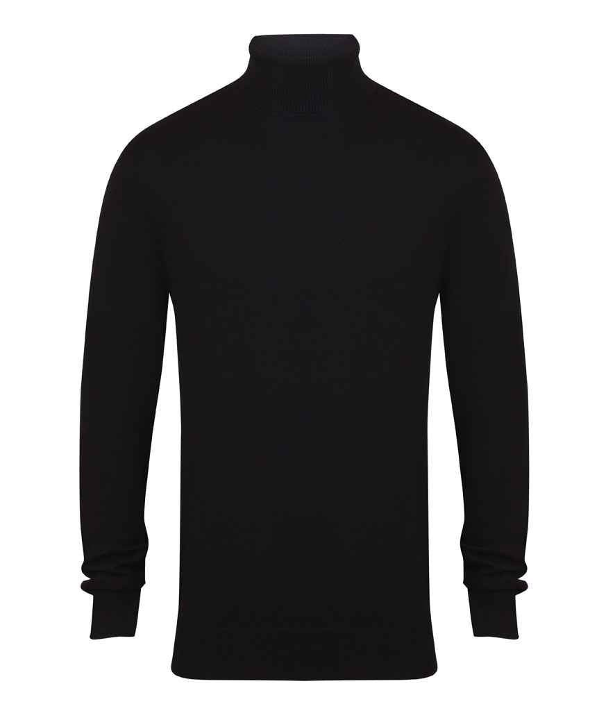 Henbury Roll Neck Sweater in by Henbury — Custom branded clothing by Print Press, featuring premium embroidery produced in our specialist print lab in the UK.