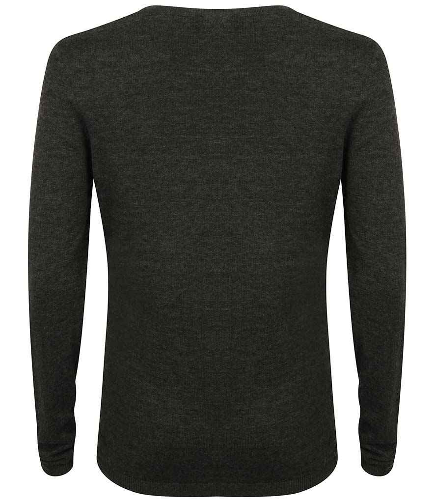 Henbury Ladies Crew Neck Sweater in by Henbury — Custom branded clothing by Print Press, featuring premium embroidery produced in our specialist print lab in the UK.