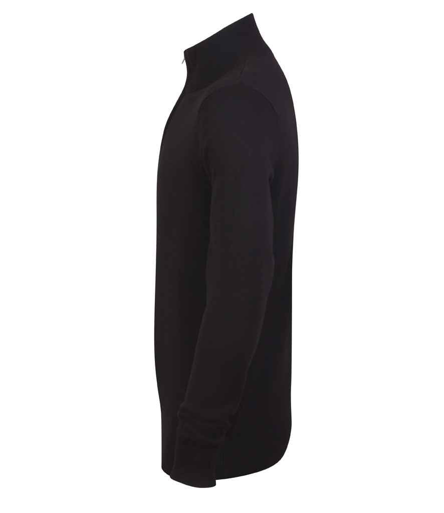 Henbury Zip Neck Sweater in by Henbury — Custom branded clothing by Print Press, featuring premium embroidery produced in our specialist print lab in the UK.