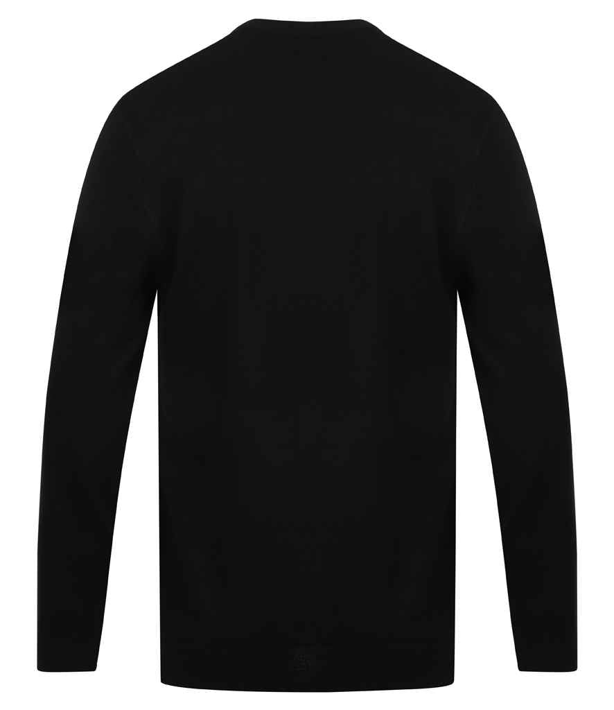 Henbury Acrylic V Neck Sweater in by Henbury — Custom branded clothing by Print Press, featuring premium embroidery produced in our specialist print lab in the UK.