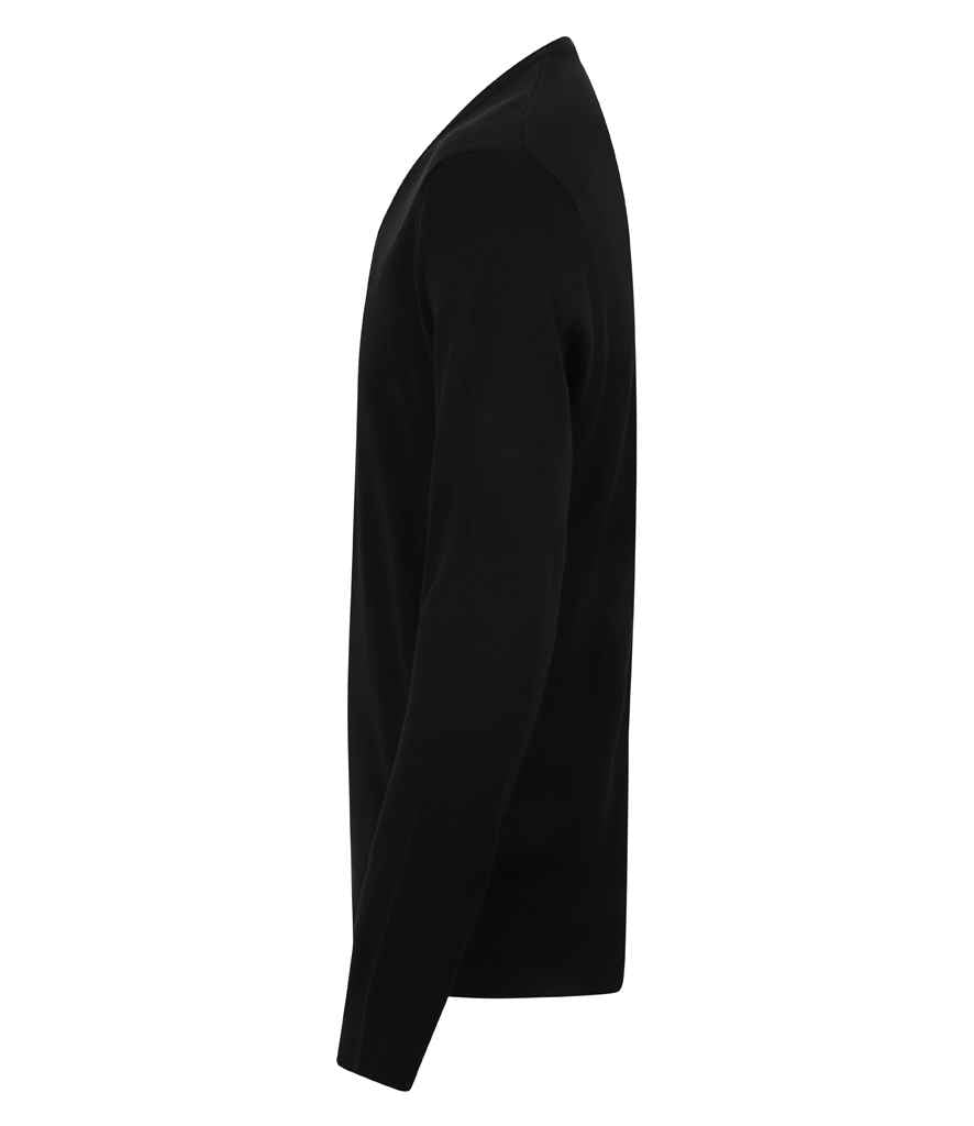 Henbury Acrylic V Neck Sweater in by Henbury — Custom branded clothing by Print Press, featuring premium embroidery produced in our specialist print lab in the UK.