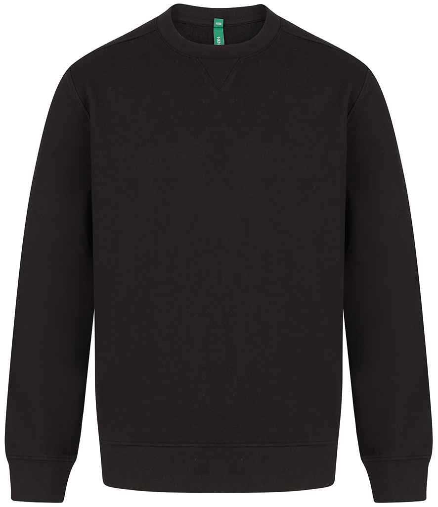 Henbury Unisex Sustainable Sweatshirt in by Henbury — Custom branded clothing by Print Press, featuring premium embroidery produced in our specialist print lab in the UK.