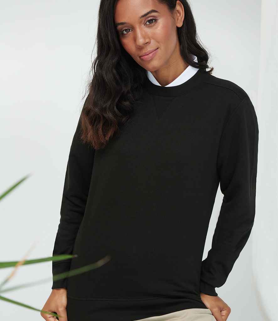 Henbury Unisex Sustainable Sweatshirt in by Henbury — Custom branded clothing by Print Press, featuring premium embroidery produced in our specialist print lab in the UK.