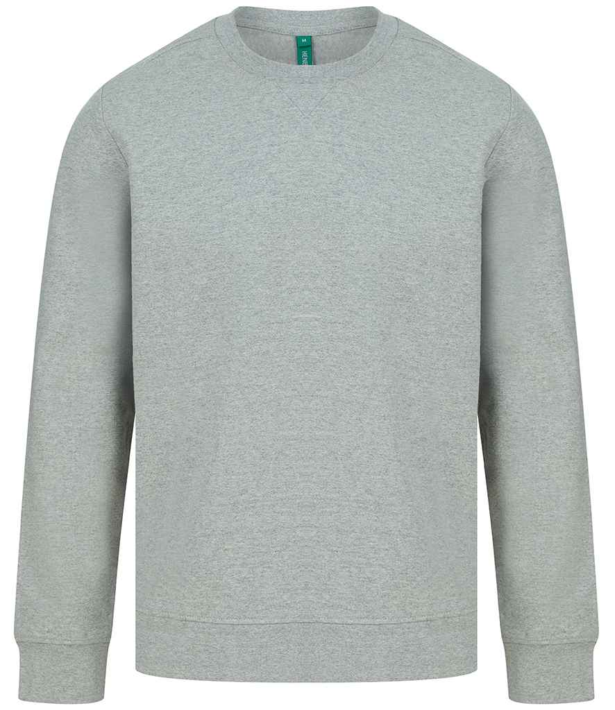 Henbury Unisex Sustainable Sweatshirt in by Henbury — Custom branded clothing by Print Press, featuring premium embroidery produced in our specialist print lab in the UK.