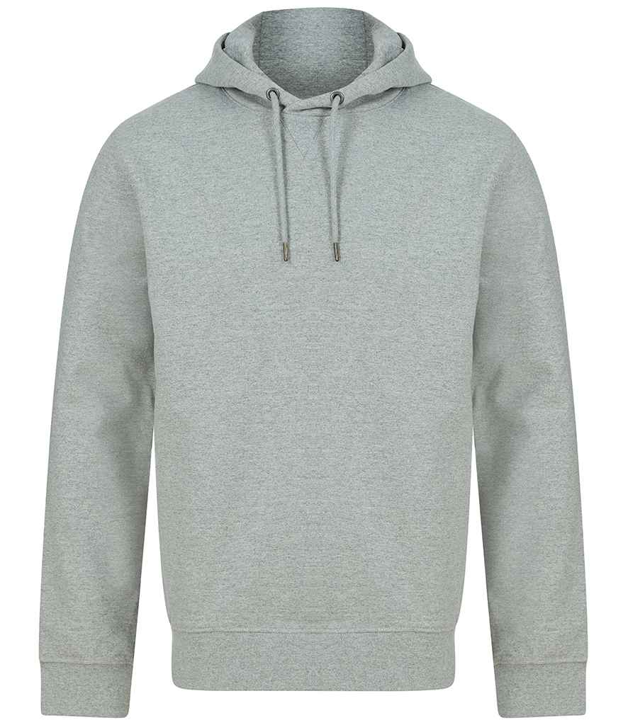Henbury Unisex Sustainable Hoodie in Heather Grey by Henbury — Custom branded clothing by Print Press, featuring premium embroidery produced in our specialist print lab in the UK.