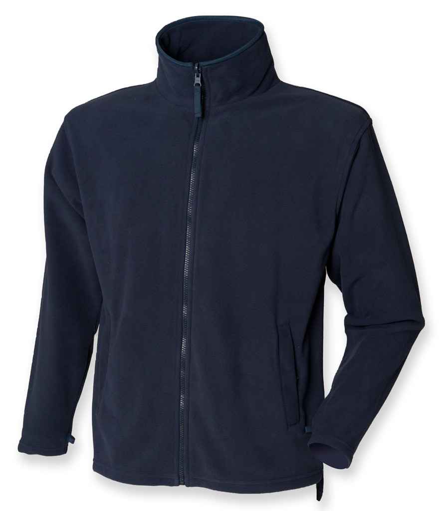 Henbury Micro Fleece Jacket in by Henbury — Custom branded clothing by Print Press, featuring premium embroidery produced in our specialist print lab in the UK.