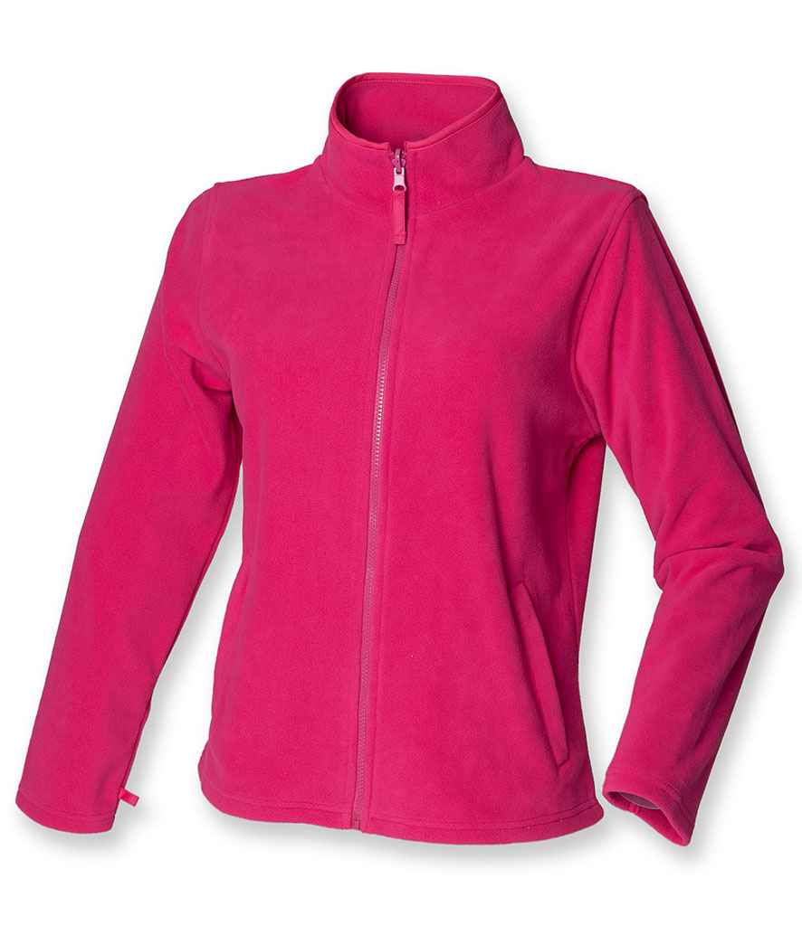Henbury Ladies Micro Fleece Jacket in by Henbury — Custom branded clothing by Print Press, featuring premium embroidery produced in our specialist print lab in the UK.