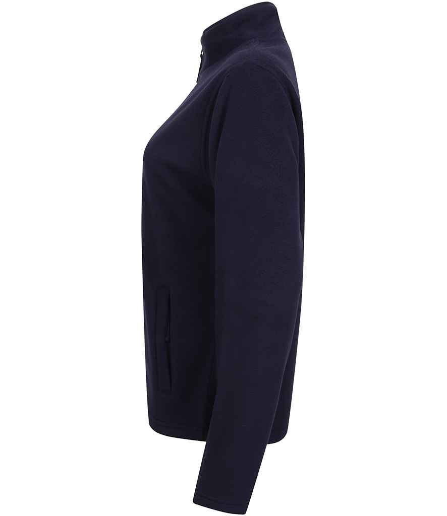 Henbury Ladies Micro Fleece Jacket in by Henbury — Custom branded clothing by Print Press, featuring premium embroidery produced in our specialist print lab in the UK.