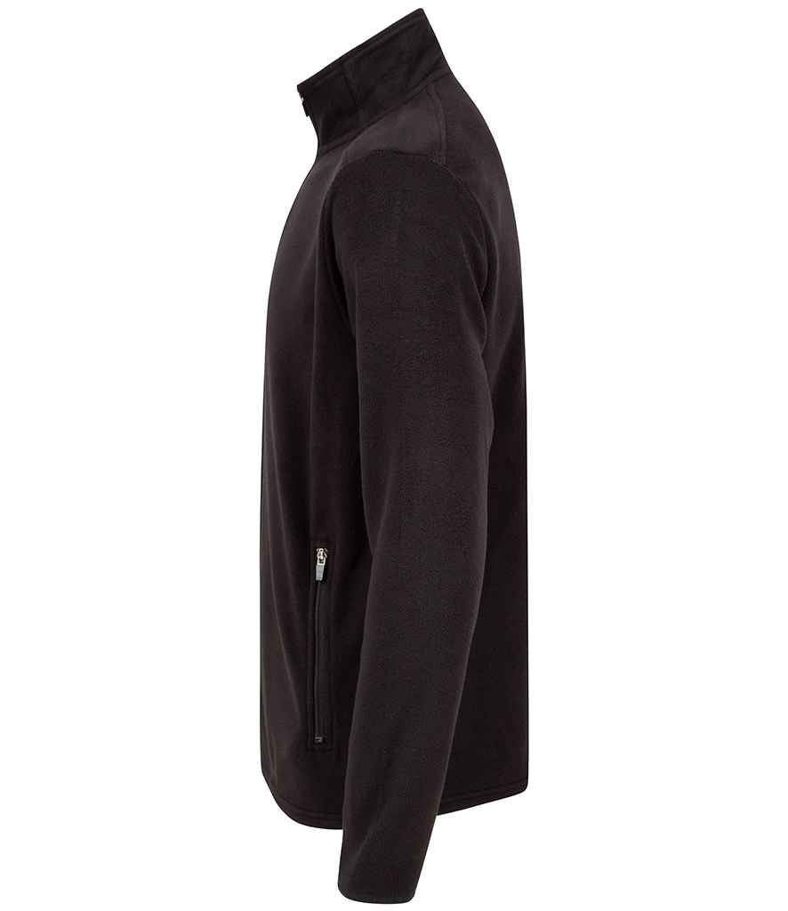 Henbury Zip Neck Micro Fleece in by Henbury — Custom branded clothing by Print Press, featuring premium embroidery produced in our specialist print lab in the UK.
