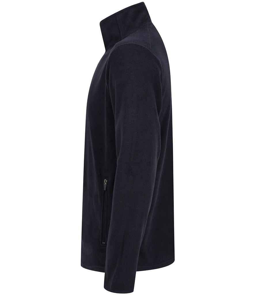 Henbury Zip Neck Micro Fleece in by Henbury — Custom branded clothing by Print Press, featuring premium embroidery produced in our specialist print lab in the UK.