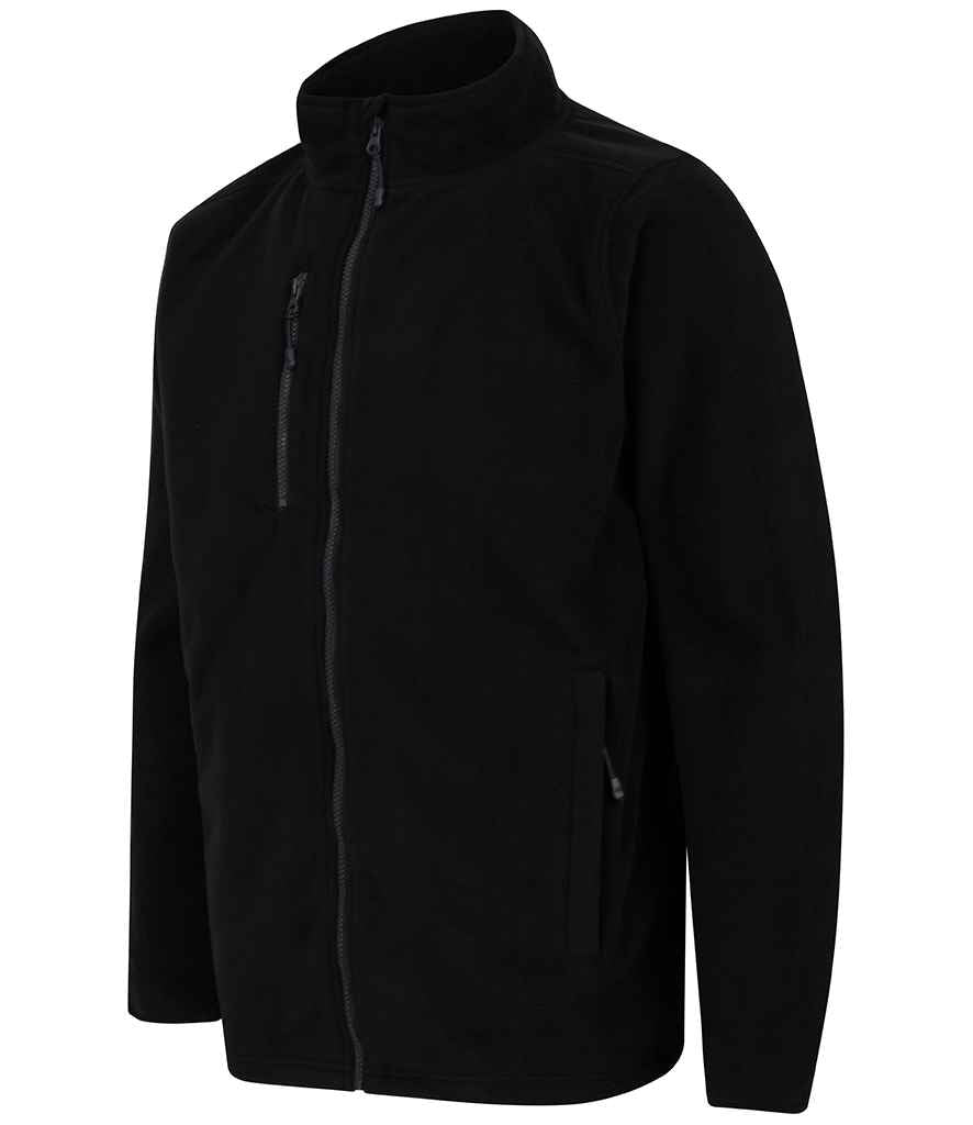 Henbury Recycled Polyester Micro Fleece Jacket in by Henbury — Custom branded clothing by Print Press, featuring premium embroidery produced in our specialist print lab in the UK.
