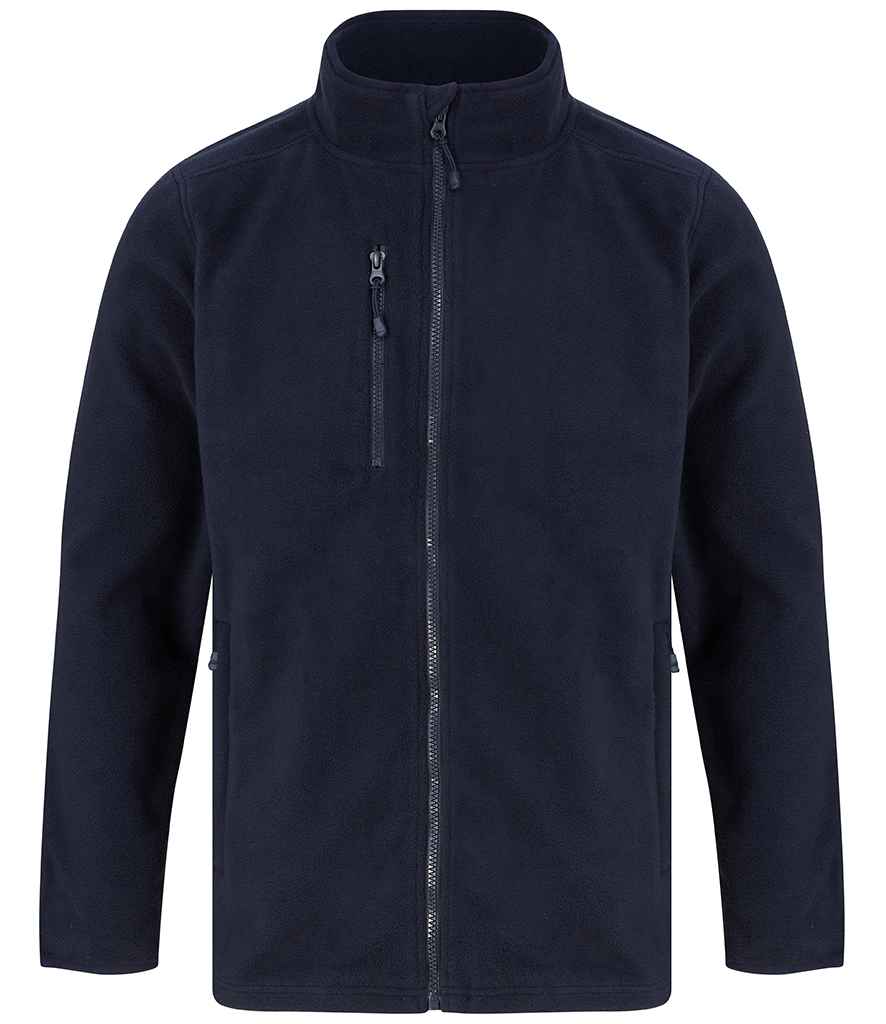 Henbury Recycled Polyester Micro Fleece Jacket in by Henbury — Custom branded clothing by Print Press, featuring premium embroidery produced in our specialist print lab in the UK.