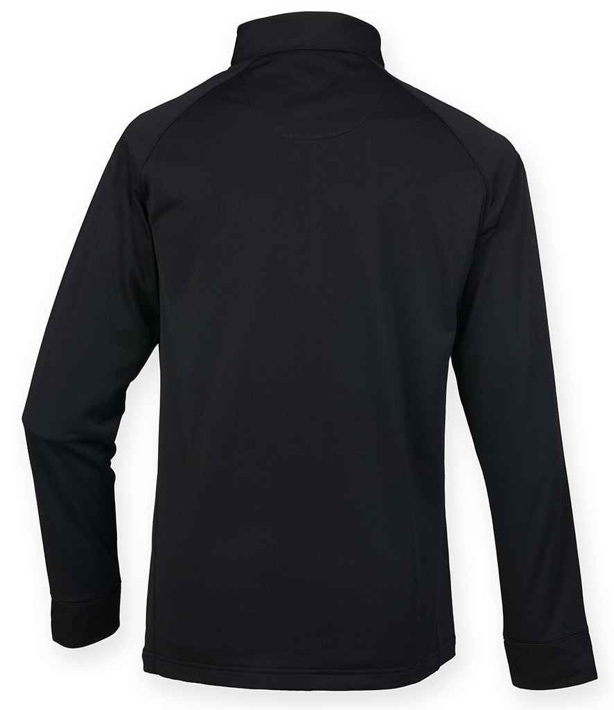 Henbury Zip Neck Wicking Top in by Henbury — Custom branded clothing by Print Press, featuring premium embroidery produced in our specialist print lab in the UK.