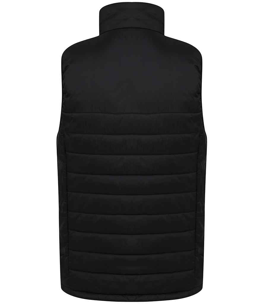 Henbury Unisex Padded Gilet in by Henbury — Custom branded clothing by Print Press, featuring premium embroidery produced in our specialist print lab in the UK.