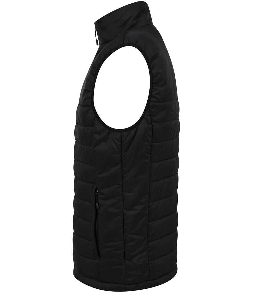 Henbury Unisex Padded Gilet in by Henbury — Custom branded clothing by Print Press, featuring premium embroidery produced in our specialist print lab in the UK.