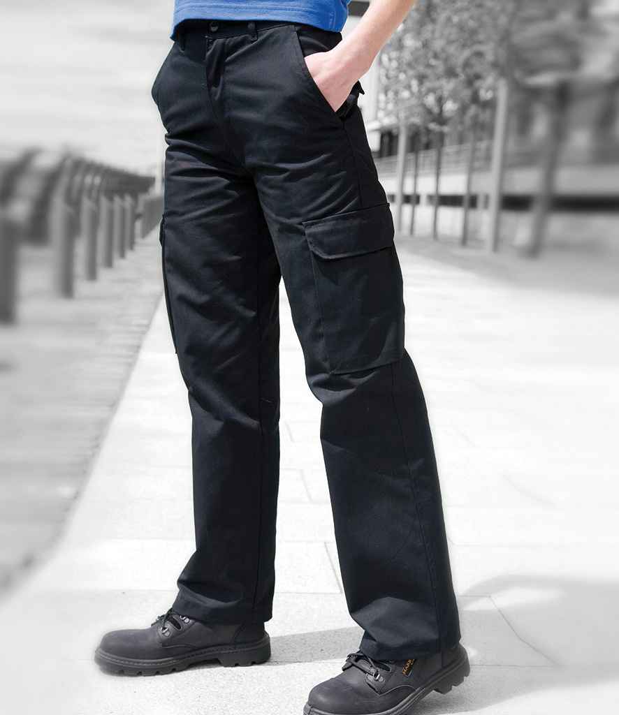 Warrior Ladies Cargo Trousers in Black by Warrior — Custom branded clothing by Print Press, featuring premium embroidery produced in our specialist print lab in the UK.