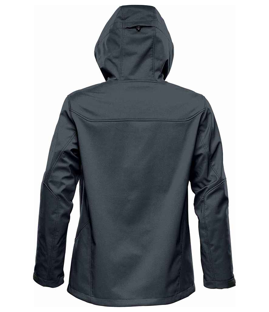 Stormtech Epsilon 2 Hooded Soft Shell Jacket in by Stormtech — Custom branded clothing by Print Press, featuring premium embroidery produced in our specialist print lab in the UK.