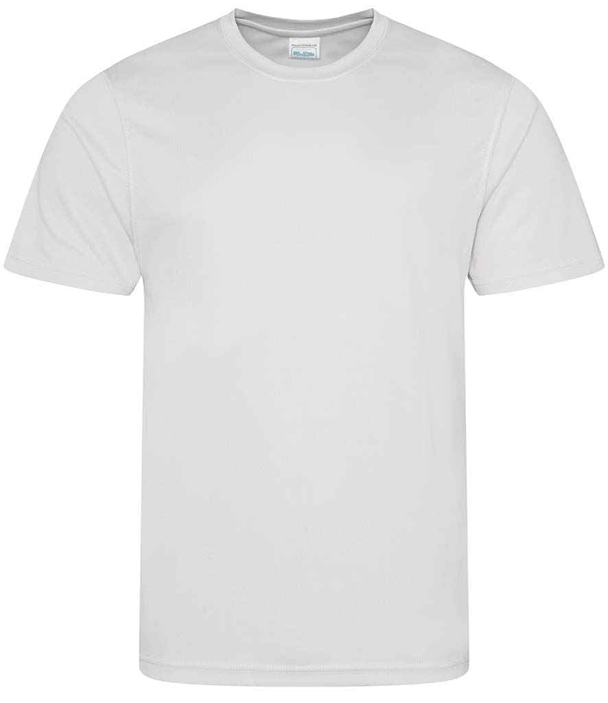 AWDis Cool T-Shirt - (3rd Colours) in Ash by Just Cool — Custom branded clothing by Print Press, featuring premium embroidery produced in our specialist print lab in the UK.