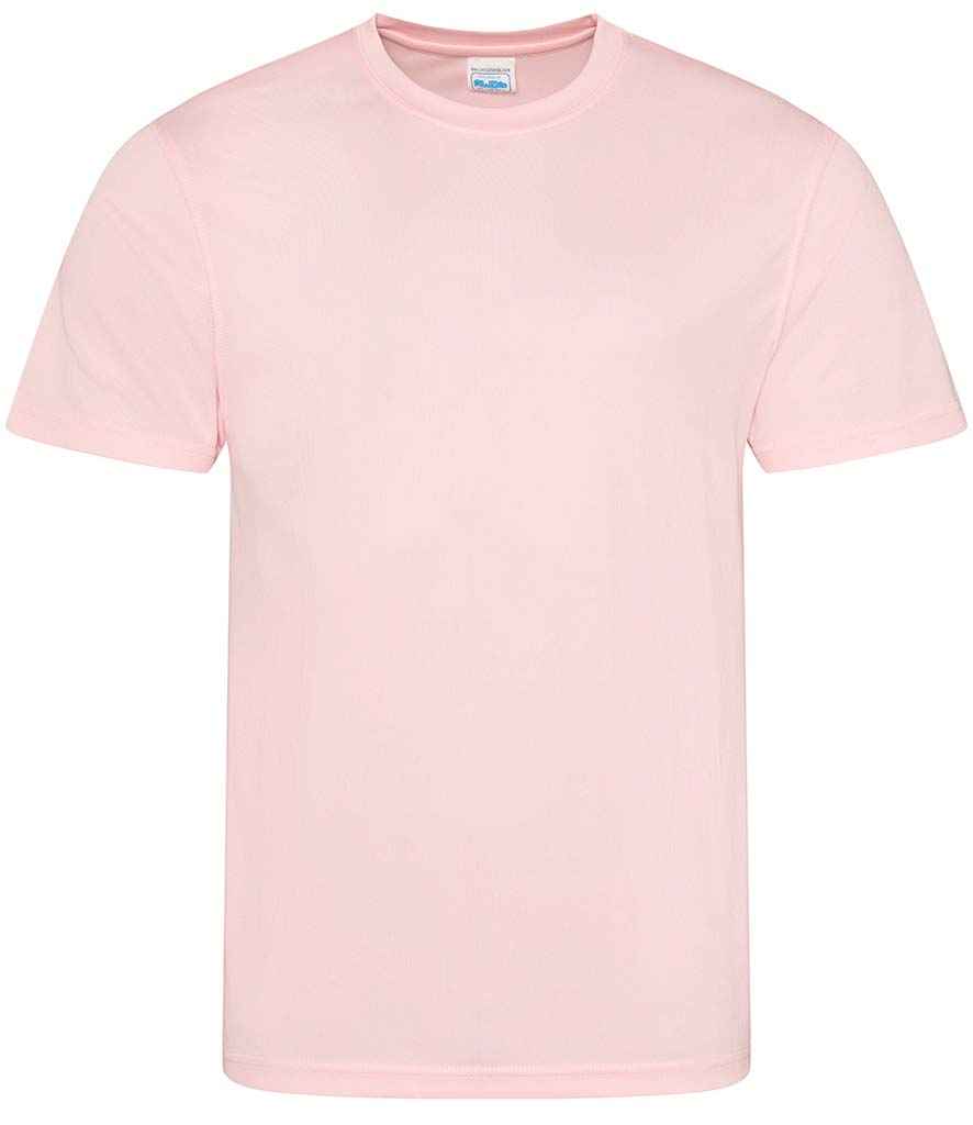 AWDis Cool T-Shirt - (3rd Colours) in Baby Pink by Just Cool — Custom branded clothing by Print Press, featuring premium embroidery produced in our specialist print lab in the UK.