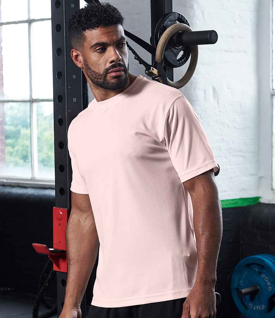 AWDis Cool T-Shirt - (3rd Colours) in Blush by Just Cool — Custom branded clothing by Print Press, featuring premium embroidery produced in our specialist print lab in the UK.