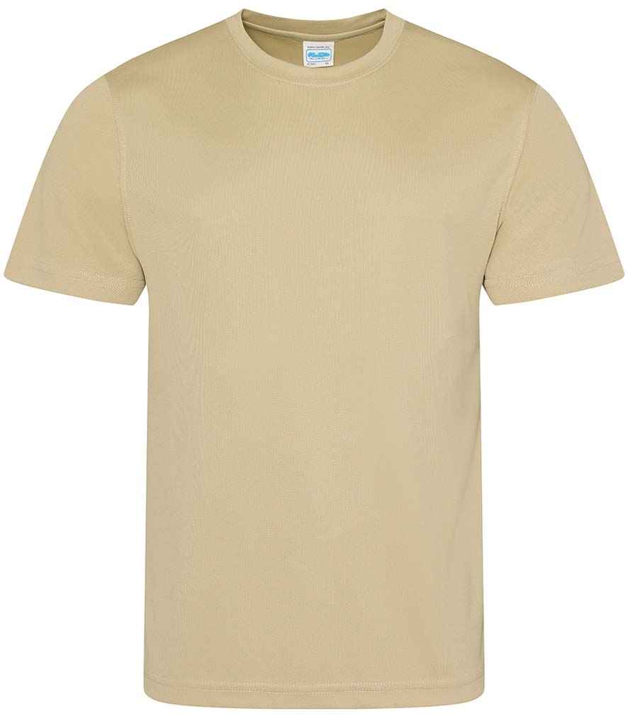 AWDis Cool T-Shirt - (3rd Colours) in Desert Sand by Just Cool — Custom branded clothing by Print Press, featuring premium embroidery produced in our specialist print lab in the UK.