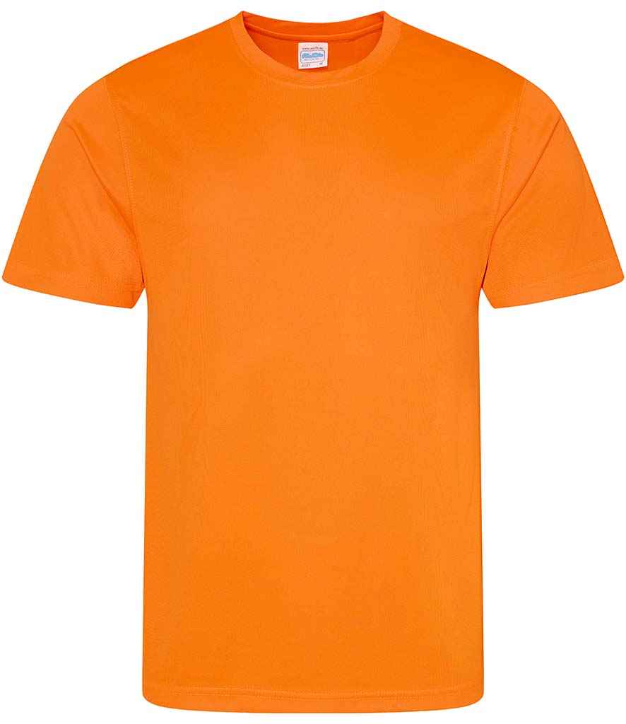 AWDis Cool T-Shirt - (3rd Colours) in Electric Orange by Just Cool — Custom branded clothing by Print Press, featuring premium embroidery produced in our specialist print lab in the UK.
