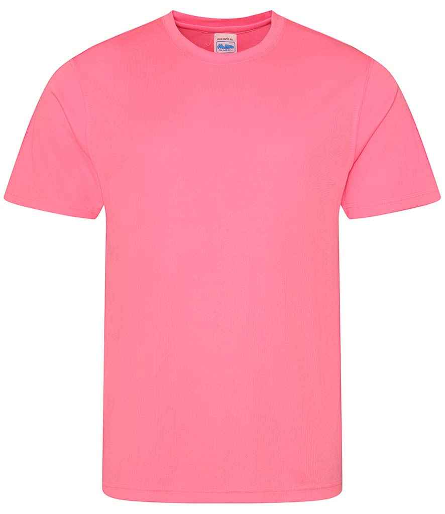 AWDis Cool T-Shirt - (2nd Colours) in Electric Pink by Just Cool — Custom branded clothing by Print Press, featuring premium embroidery produced in our specialist print lab in the UK.