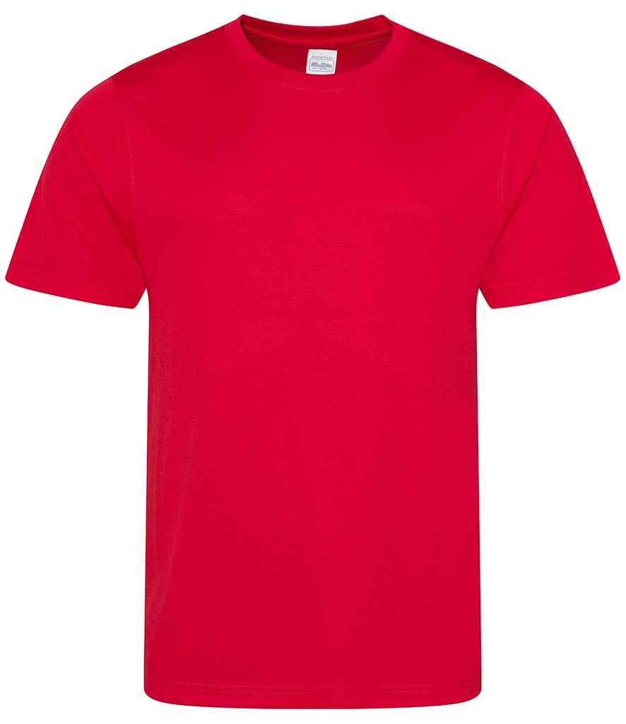 AWDis Cool T-Shirt - (2nd Colours) in Fire Red by Just Cool — Custom branded clothing by Print Press, featuring premium embroidery produced in our specialist print lab in the UK.