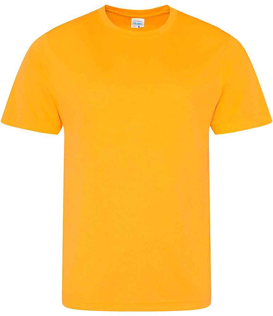 AWDis Cool T-Shirt - (2nd Colours) in Gold by Just Cool — Custom branded clothing by Print Press, featuring premium embroidery produced in our specialist print lab in the UK.