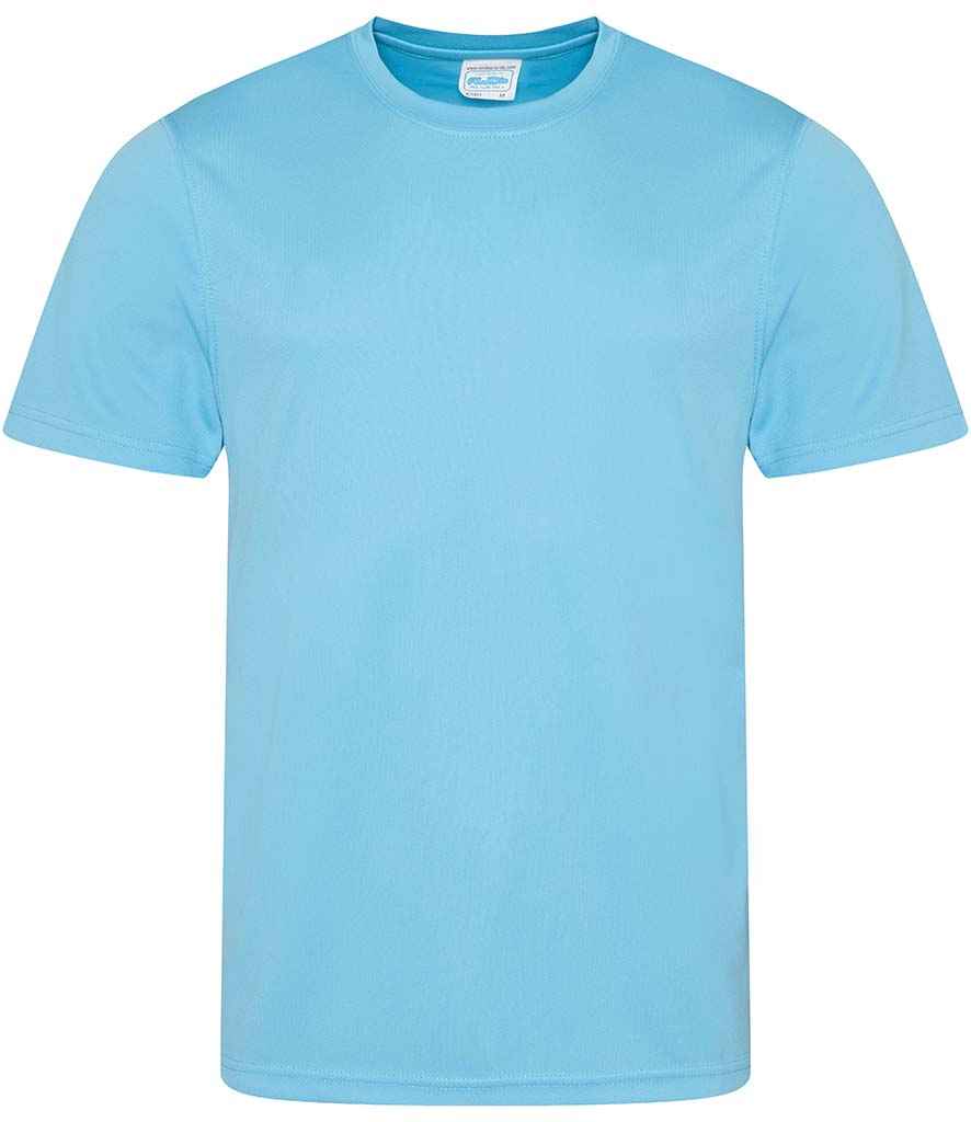 AWDis Cool T-Shirt - (2nd Colours) in Hawaiian Blue by Just Cool — Custom branded clothing by Print Press, featuring premium embroidery produced in our specialist print lab in the UK.