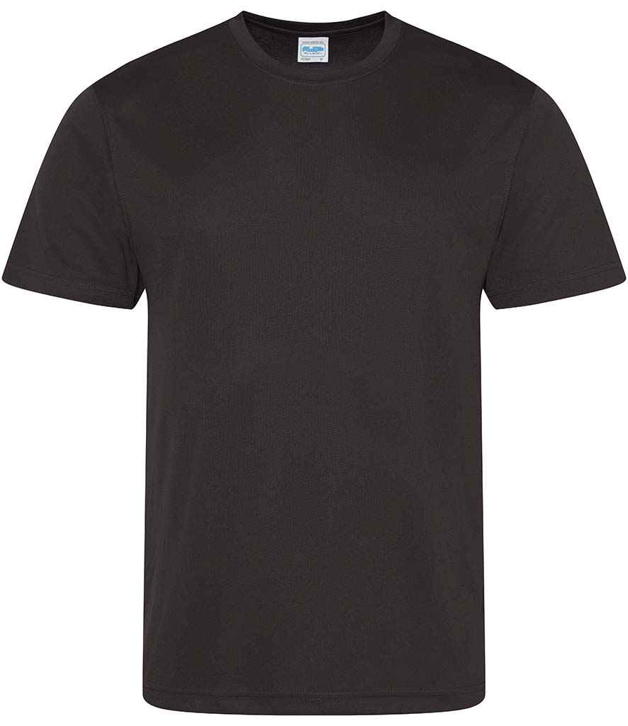 AWDis Cool T-Shirt - (2nd Colours) in Jet Black by Just Cool — Custom branded clothing by Print Press, featuring premium embroidery produced in our specialist print lab in the UK.